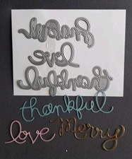 Stampin Up! Thinlits Worte NEU