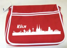Retro Messenger Umhängetasche Köln Skyline, cologneskyline