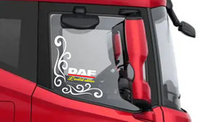 DAF LKW Aufkleber DAF Achse