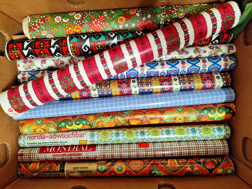 Original vintage schrankpapier - original,