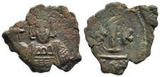 FITZ BYZANTINE EMPIRE CONSTANTINE IV AE DECANUMMIUM CONSTANTINOPLE @MRS1288