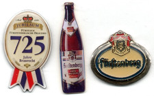 🍺Pin-Konvolut 3 Bier Beer Cerveza Pins Fürstenberg Brauerei Rarität🍻