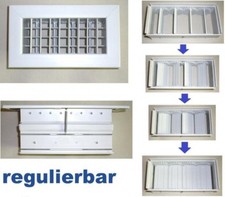 Regulierbares Lüftungsgitter