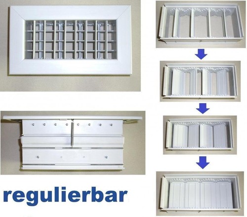 Regulierbares lüftungsgitter - regulierbares,
