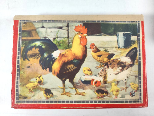 Uralt holz würfelpuzzle - uralt,