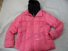 BOGNER tolle Skijacke pink m. Kapuzeneinsatz schwarz Gr. 44 TOP ST120