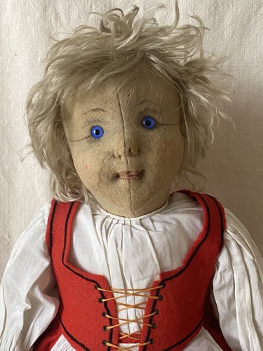 Antike steiff puppe rosa - puppe,