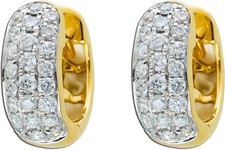 Brillant Creolen Gold 585 14K