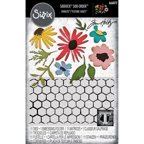 Sizzix embossing folder - 2d,
