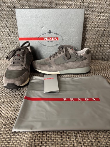 Prada sneaker schuhe grau - prada,