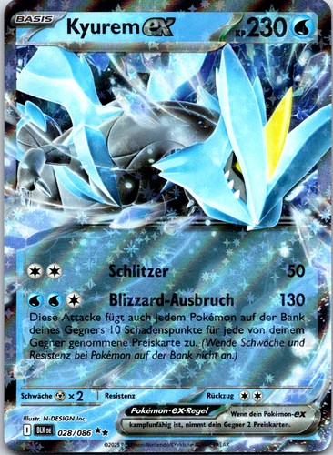 Kyurem double rare - ex,