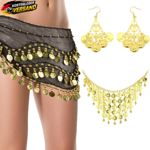 Bauchtanz hüfttuch damen - bauchtanz, mit