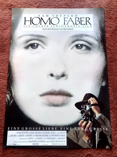 Homo faber kinoplakat poster - homo,