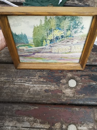 Aquarell signiert - ,