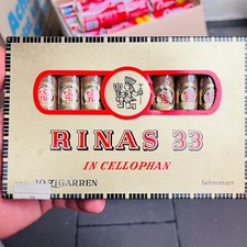 RINAS 33 Zigarren Vintage OVP – 10 Stück in Cellophan (Ungeöffnet)