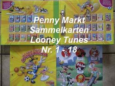 1 SAMMELKARTE (Nr.1-18) Ihrer Wahl von Looney Tunes Active! / Penny Markt