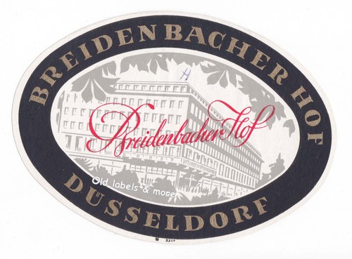 X6033 hotel breidenbacher hof - hotel,