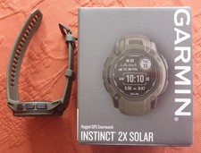 GARMIN INSTINCT 2X SOLAR, Rugged GPS Smartwatch, grün