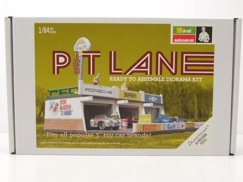 Diorama pitlane gulf - diorama,