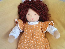 Stoffpuppe nach Art Waldorfpuppe, neu, 40 cm, hochwertig von Hand genähte Puppe