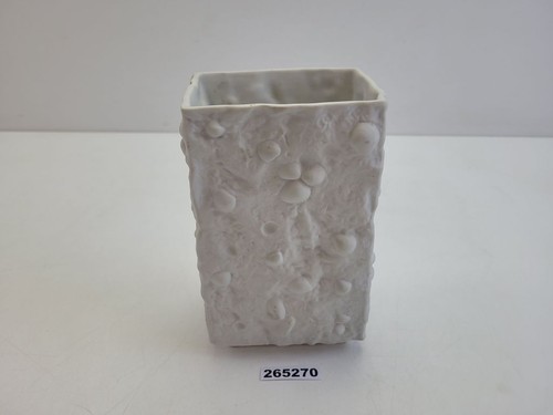 Vase porzellan weiß eckig - porzellan,