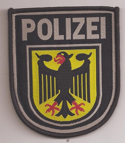 Polizei abzeichen bgs - polizei,