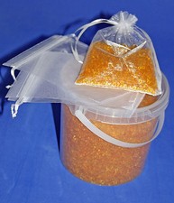 1,2,4 kg Silica Gel Orange regenerierbar, Trockenmittel mit Indikator, Silikagel
