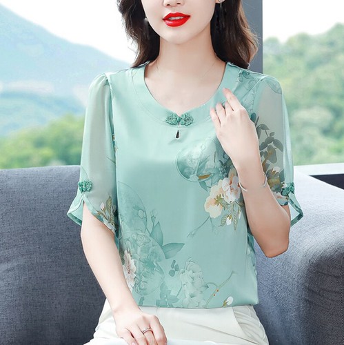 Damen kurzarm bluse sommer - damen,