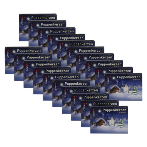 20er pack puppenkerzen weiß - 20er,