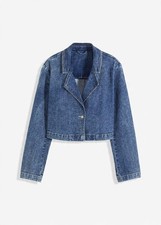 Cropped denim blazer 50 - cropped,