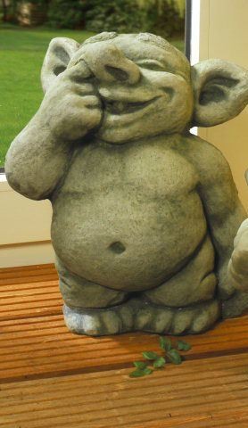 Steinguss deko gartenfigur - steinguss,