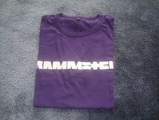 Rammstein T-Shirt lila Größe L