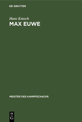 Max euwe hans kmoch - max,