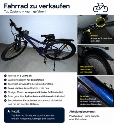 Trek mountainbike blau violett - trek,
