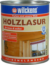 Holzlasur Renovierlasur Holzschutz Seidenglänzend Lack 750ml Holzfarbe Farbwahl