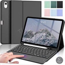 Touchpad Tastatur Hülle mit Stifthalter Für iPad 10./9./8./7.Gen 10.2 Air Pro 11