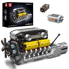 Mould King 10202 V12 Engine W12 Bausatz Motor Klemmbausteine Spielzeug DIY