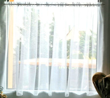  Scheibengardinen Weiß B