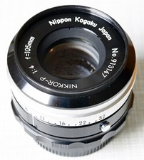 Nikon nikkor f - nikon, f=105mm