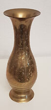 Messingvase Vase Indien orientalisch verziert vintage alt