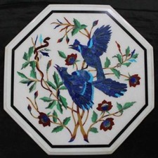 15 " Seite Weißer Marmor