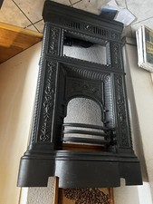 Kaminofen Front deko Gusseisen Ornamente Jugendstil