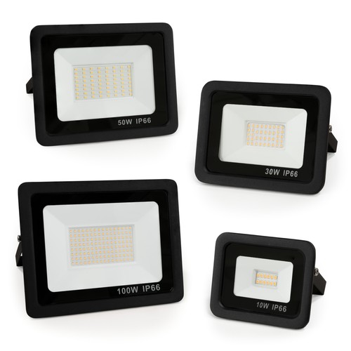 Led fluter slim 230v 100w - led,