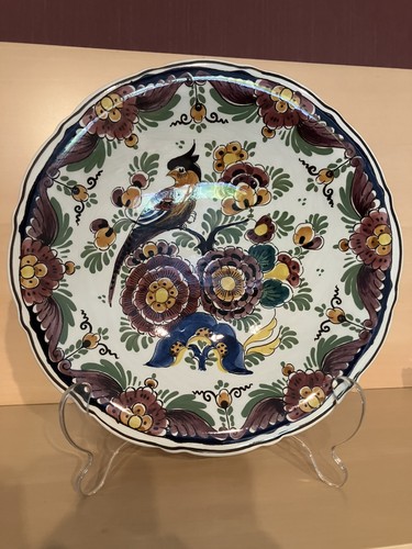 Delft polychrome wandteller - delft,