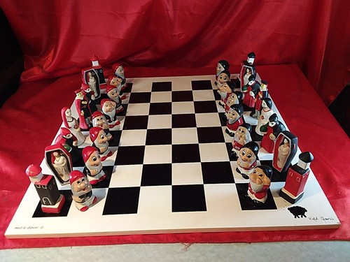 Alte schachspiel figuren - alte,