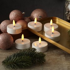 LED Maxi Teelichter Kunststoff