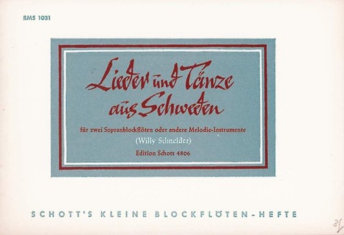 Lied und tanz aus schweden - und,