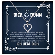 Schatz Frauen Herz Halskette