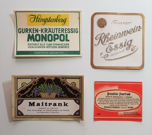Alte etiketten maitrank - etiketten,