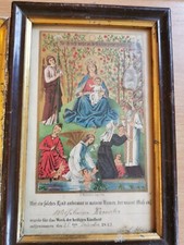 Altes Kommunionbild, Andenken